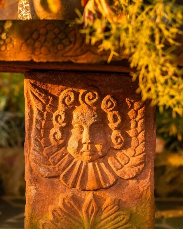 Local stone carving